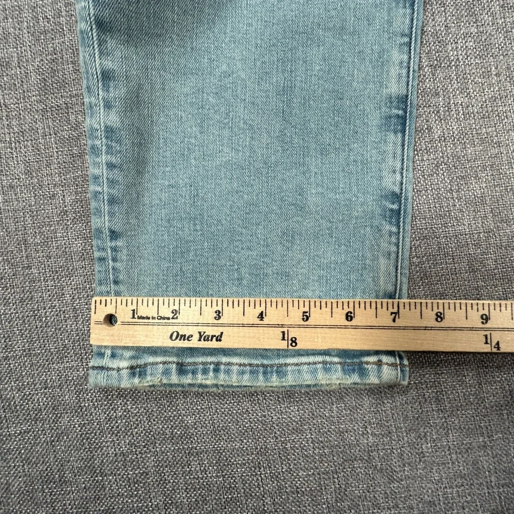 American Eagle AE Slim Straight Jeans Mens 36x30 Light Blue Airflex Stretch NEW